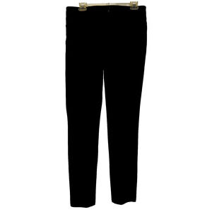 New Andrew Marc Pants Women's Size 8 Black 5-Pocket Ponte Slim Mid-rise Slacks